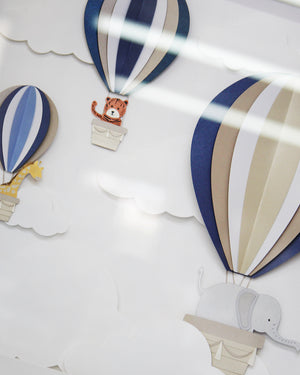 Animales en globo aerostático