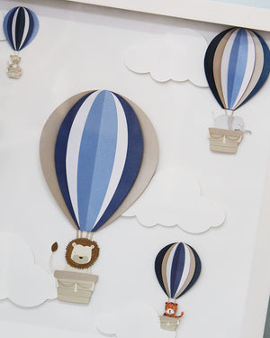Animales en globo aerostático