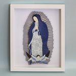 Virgen de Guadalupe tono azul